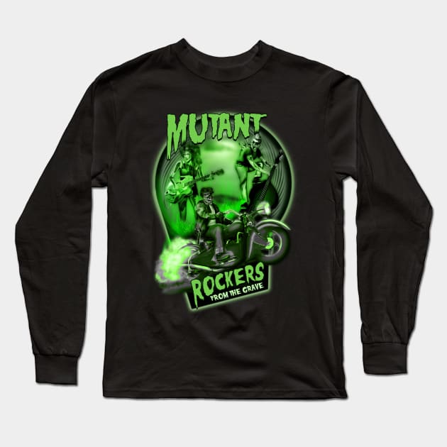 Psychobilly Mutant Rockers Long Sleeve T-Shirt by hardtbonez